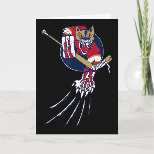 Hockey Poema Leeuw Kat Ijs Jungle Beest Doelman Lo Kaart (Voorkant)