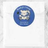 Hockey Polar Beer Baby shower Favor Stickers (Tas)