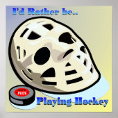 Hockey-Poster Poster (Voorkant)