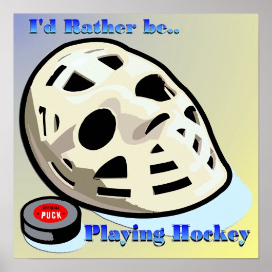 Hockey-Poster Poster (Voorkant)