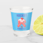 Hockey Power Play Shot Glas (Voorkant)