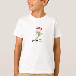Hockey Pplay Snowman T-shirt
