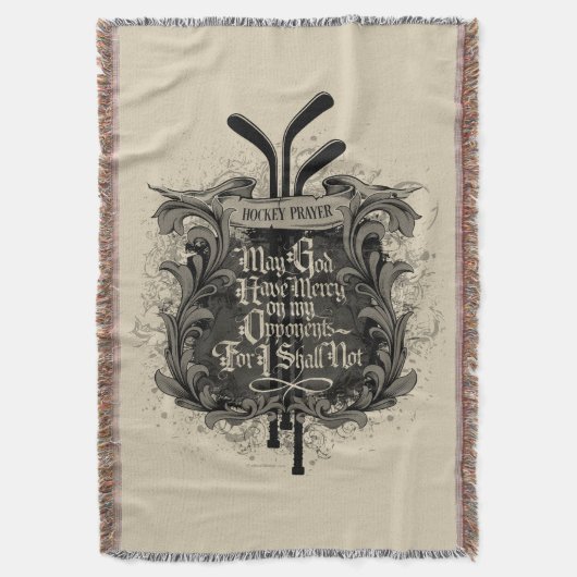 Hockey Prayer Deken (Voorkant Verticaal)