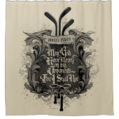 Hockey Prayer Douchegordijn (Voorkant)