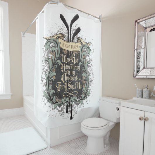 Hockey Prayer Douchegordijn (In situ)