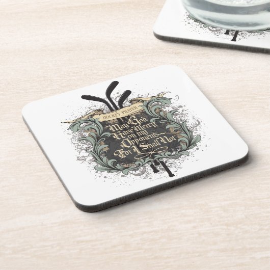 Hockey Prayer Drankjes Onderzetter (Linkerzijde)