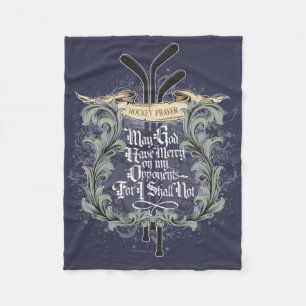 Hockey Prayer Fleece Deken