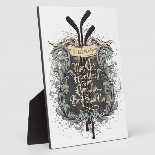 Hockey Prayer Fotoplaat (Zijkant)