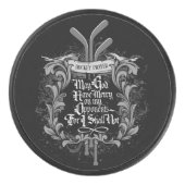 Hockey Prayer Hockey Puck (Voorkant)