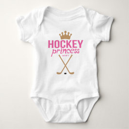 Hockey Princess Baby Girl Baby Bodysuit