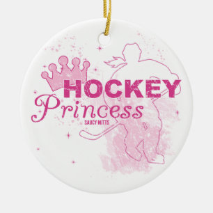Hockey Princess Keramisch Ornament