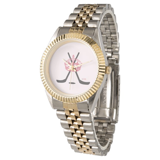 Hockey Prinses ~ Hockey Mam Two Tone Horloge (Gekanteld)