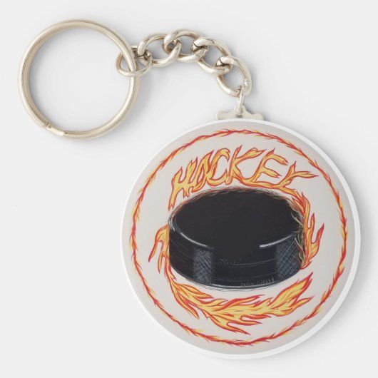 Hockey Pro Slap Shot Sleutelhanger (Voorkant)