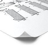 Hockey Puck 1940 Patent Art - Witboek Poster (Hoek)