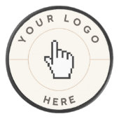 Hockey Puck - Aangepast (tekst/logo toevoegen) (Voorkant)