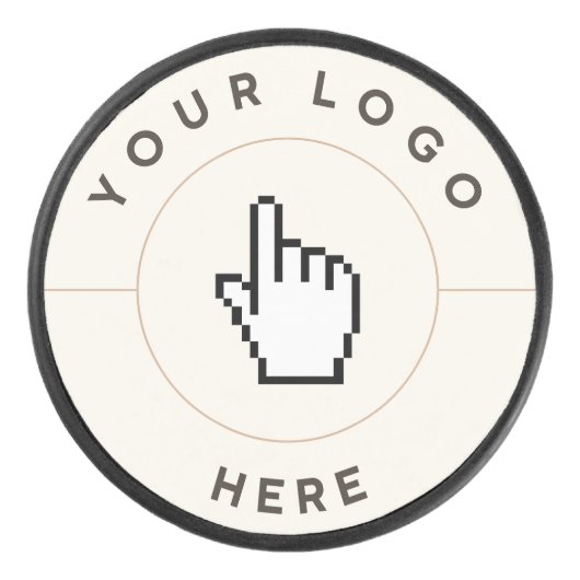 Hockey Puck - Aangepast (tekst/logo toevoegen) (Voorkant)