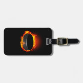 Hockey Puck-Bagagelabel branden Bagagelabel (Voorkant horizontaal)