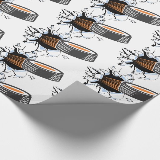 Hockey Puck Breakout Cadeaupapier (Hoek)