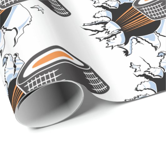 Hockey Puck Breakout Cadeaupapier (Rol Hoek)