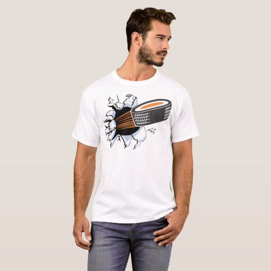 Hockey Puck Breakout T-shirt (Voorkant volledig)
