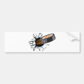 Hockey Puck Bumpersticker (Voorkant)