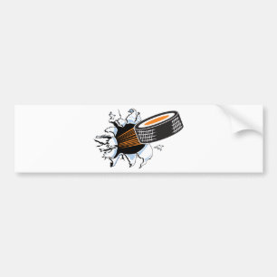 Hockey Puck Bumpersticker