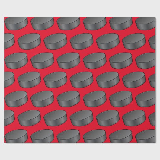  Hockey Puck Cadeaupapier (Vlak)