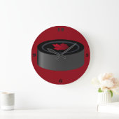 Hockey puck Clock Grote Klok (Huis)