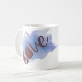 Hockey Puck Coffee Mok - cadeau voor hockeyliefheb (Voorkant links)