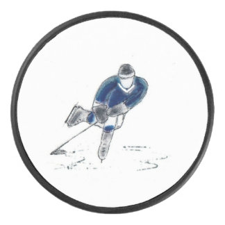 Hockey Puck Gepersonaliseerd met originele kunst