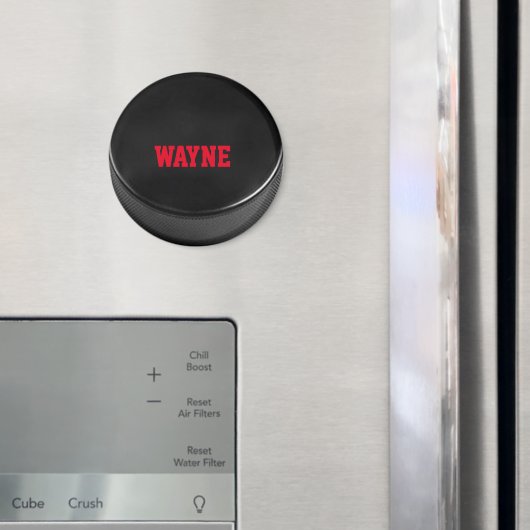 Hockey Puck gepersonaliseerde magneet (Insitu (Koelkast))