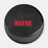 Hockey Puck gepersonaliseerde magneet (Voorkant)