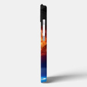 Hockey Puck in Flames Case-Mate iPhone Case (Achterkant / Links)