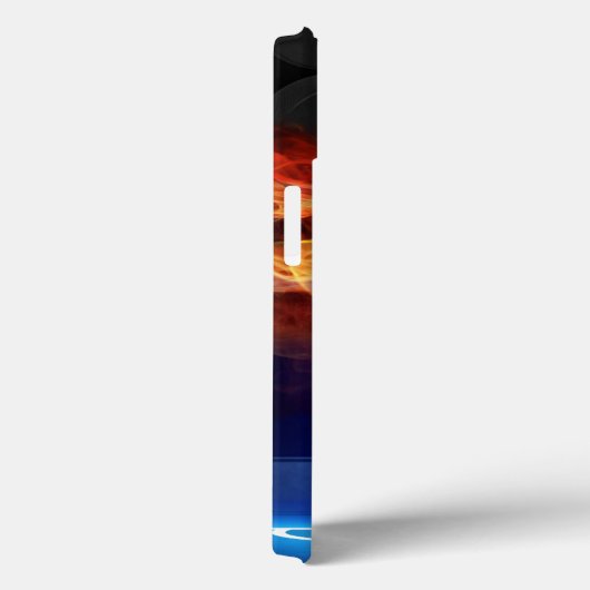 Hockey Puck in Flames Case-Mate iPhone Case (Achterkant / Rechts)