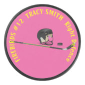 Hockey puck met JOUW NAAM (Voorkant)