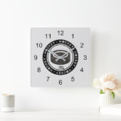 Hockey Puck Monogram Wall klok (Huis)