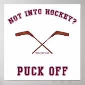 Hockey Puck off Poster (Voorkant)