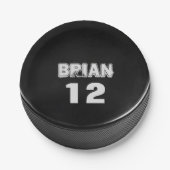 Hockey Puck Paper Bord Birthday Party (Voorkant)