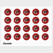 Hockey Puck Ronde Sticker (Vel)