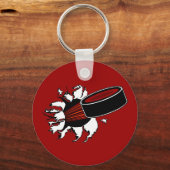 Hockey Puck Sleutelhanger (Voorkant)