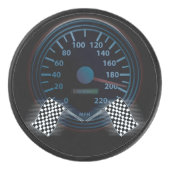 Hockey Puck SPEEDOMETER FINSE VLAG (Voorkant)