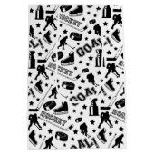 Hockey Puck Stick Goal Player Sports Ice Medium Cadeauzakje (Achterkant)