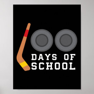 Hockey Puck Stick Poster