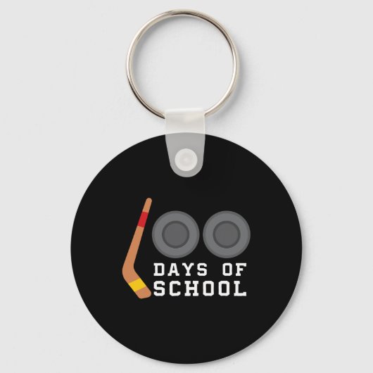 Hockey Puck Stick Sleutelhanger (Voorkant)