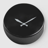 Hockey Puck Wall Clock Grote Klok (Voorkant)