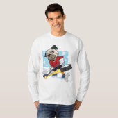 Hockey Pug T-shirt (Voorkant volledig)