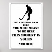 Hockey Quote Poster (Voorkant)