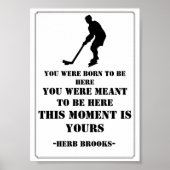 Hockey Quote-Poster Poster (Voorkant)
