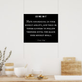 Hockey Quote voor Confidentie 016 Poster (Keuken)
