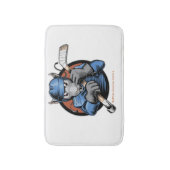 Hockey Rat Bathroom Mat (Voorkant Verticaal)